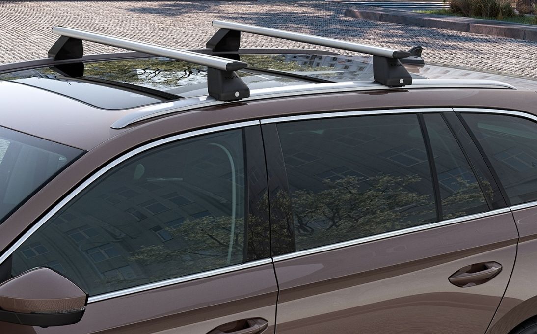 Skoda transverse shop roof rack